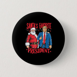 Sinterklaas' favoriete president Sinterklaas Trump Ronde Button 5,7 Cm