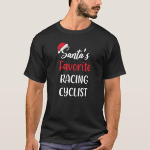 Sinterklaas favoriete wielrenner Kerst wielrennen T-shirt