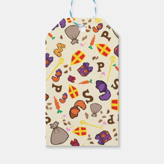 Sinterklaas Feest Cadeaulabel (Voorkant)