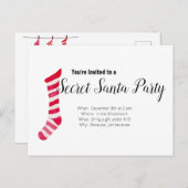 Sinterklaas Feest Uitnodiging (Voorkant / Achterkant)