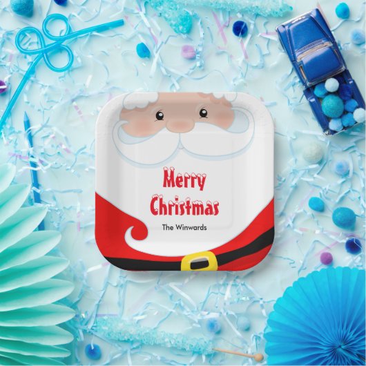 Sinterklaas feestdag Vrolijk kerstfeest Papieren Bordje (Feest)