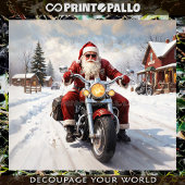 Sinterklaas gaat op vakantie na kerstdrukte tissuepapier