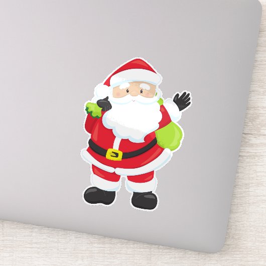 Sinterklaas, geschenken, Cadeaus, kerstmis, kerstm Sticker (Detail)