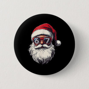 Sinterklaas Gezicht 67 Kerstmis Zes Zeven Bruh Mem Ronde Button 5,7 Cm