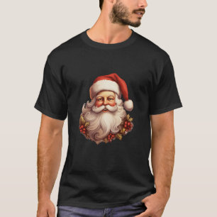 Sinterklaas Gezicht Grappig Kerst Xmas Sant T-shirt