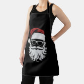 Sinterklaas Gezicht Zonnebril Met Pet Baard Xmas Schort (Insitu)