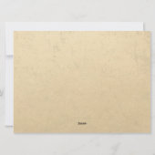 Sinterklaas Goede Lijst Certificaat Uitnodiging (Achterkant)