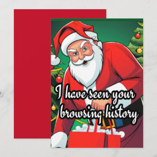 Sinterklaas grappig   browsen geschiedenis Kerstmi Feestdagenkaart