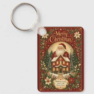 Sinterklaas' haardvuur groet sleutelhanger