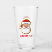 Sinterklaas hoofd glas (Voorkant)