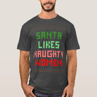 Sinterklaas houdt van stoute vrouwen t-shirt