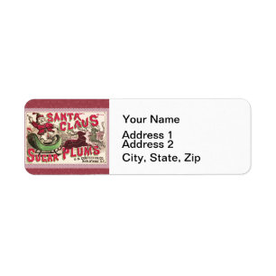 Sinterklaas  illustratieslee etiket