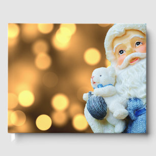 Sinterklaas in een blauw Suit Gastenboek