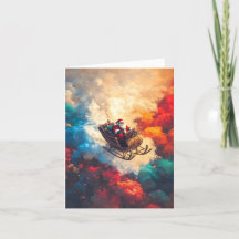 Sinterklaas in een dromerige lucht