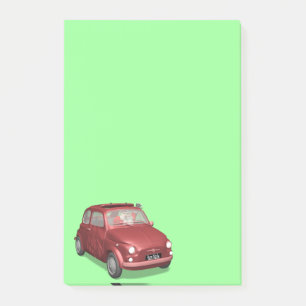 Sinterklaas in Fiat 500 Post-it® Notes