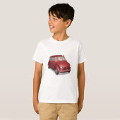 Sinterklaas in Fiat 500 T-shirt (Voorkant volledig)