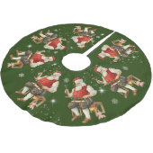 Sinterklaas in Workshop Sled Snowflakes Kerstboom Rok (Gekanteld)