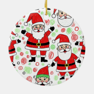 sinterklaas keramisch ornament