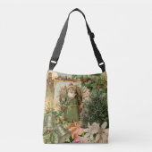 Sinterklaas Kerst Antiek Mooie Kunst Crossbody Tas (Voorkant)