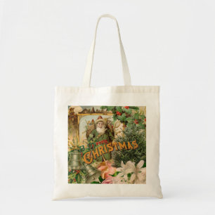 Sinterklaas Kerst Antiek Mooie Kunst Tote Bag