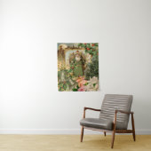 Sinterklaas Kerst Antiek Mooie Kunst Wandkleed (In situ)