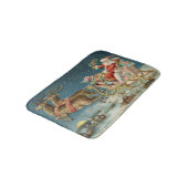 Sinterklaas Kerst Antiek Sleigh Rendier Badmat (Gekanteld)