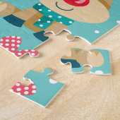 Sinterklaas Kerst Patroon Legpuzzel (Zijkant)