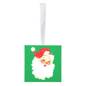 Sinterklaas, kerstboom en Elf Legs Kubus Ornament (Rechts)