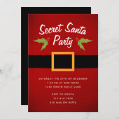 Sinterklaas kerstfeest kaart (Voorkant / Achterkant)