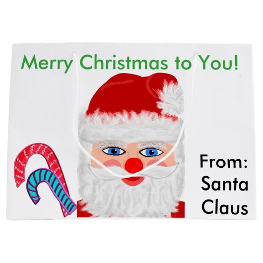 Sinterklaas Kerstmis Gift Tassen Groot Cadeauzakje (Voorkant)