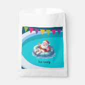 Sinterklaas Kerstmis in juli Pool Party Bedankzakje (Voorkant)