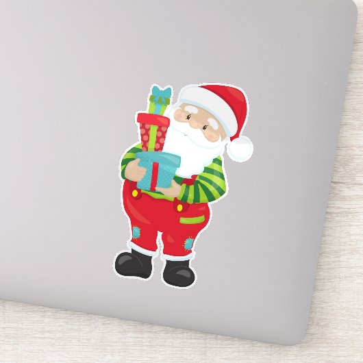 Sinterklaas, Kerstmis, Kerstmis, cadeaus, Cadeaus Sticker (Detail)