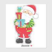 Sinterklaas, Kerstmis, Kerstmis, cadeaus, Cadeaus Sticker (Vel)