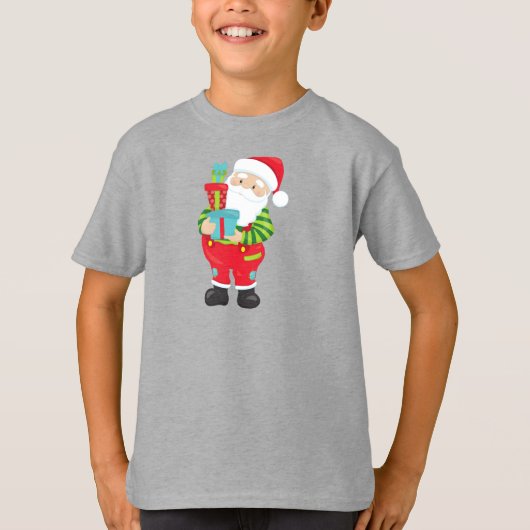 Sinterklaas, Kerstmis, Kerstmis, cadeaus, Cadeaus T-shirt (Voorkant)