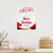 Sinterklaas Kerstmis partij teken Poster (Keuken)