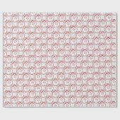 Sinterklaas Kerstmis vakantie inpakpapier (Vlak)