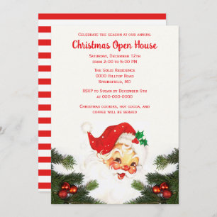 Sinterklaas Kerstvakantie Open Huis Kaart