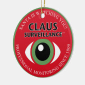 Sinterklaas kijkt keramisch ornament (Links)