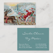 Sinterklaas komt naar de stad visitekaartje (Voorkant / Achterkant)