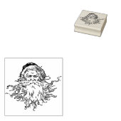 Sinterklaas kunst rubberstempel (Gestempeld)