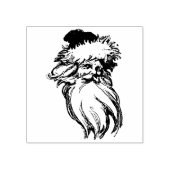 Sinterklaas  kunst 	rubberstempel (Afrduk)