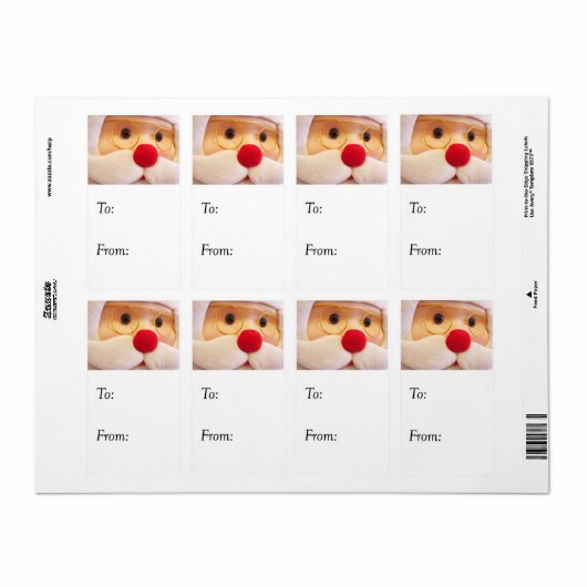 Sinterklaas Label (Full Sheet)