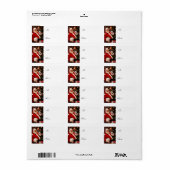 Sinterklaas labels voor kerstcadeau cadeaus (Full Sheet)
