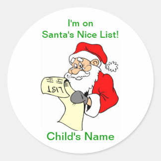 Sinterklaas Leuke Lijst Stickers