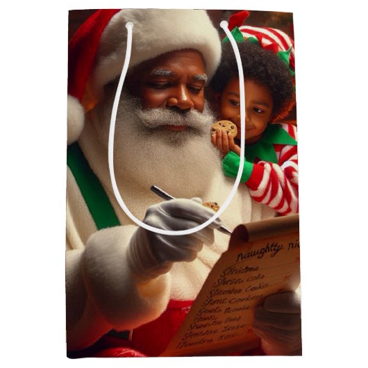 Sinterklaas Lijst Medium Cadeauzakje (Voorkant)