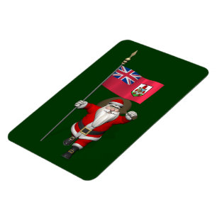 Sinterklaas met aftekening van Bermuda Magneet