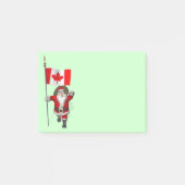 Sinterklaas met aftekening van Canada Post-it® Notes (Voorkant)
