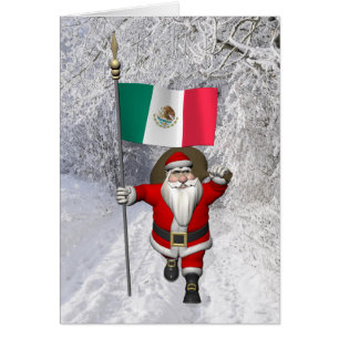 Sinterklaas met aftekening van Mexico