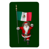 Sinterklaas met aftekening van Mexico Magneet (Verticaal)