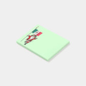 Sinterklaas met aftekening van Mexico Post-it® Notes (Schuin)